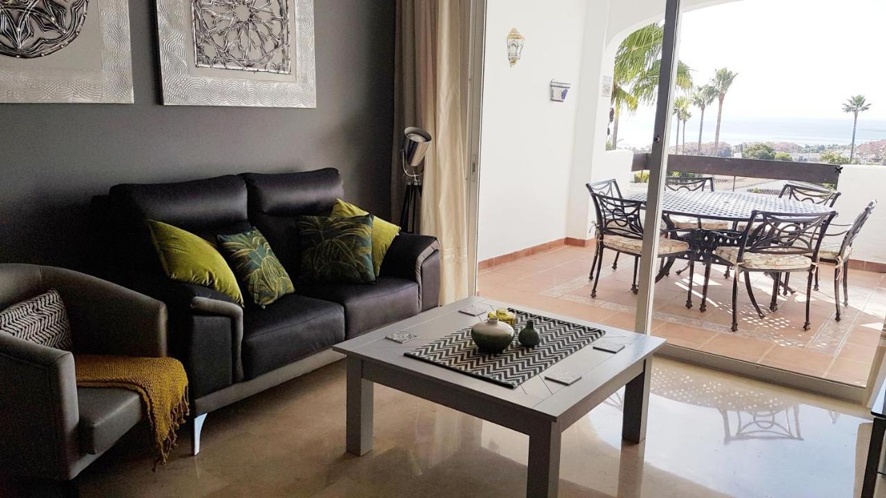Modern Duquesa 2 Bed Outstanding View Of Sea Golf Apartment Manilva Bagian luar foto