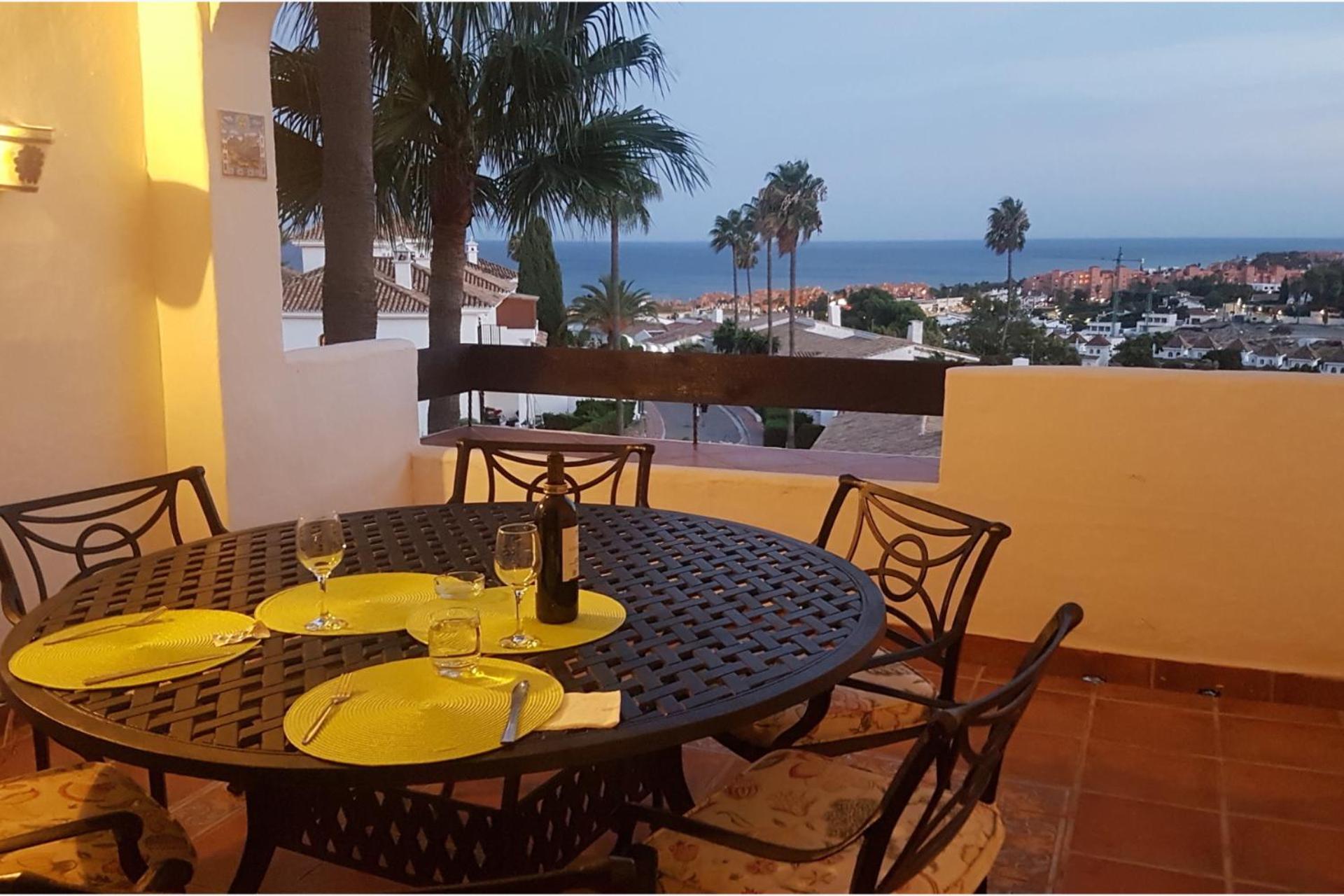 Modern Duquesa 2 Bed Outstanding View Of Sea Golf Apartment Manilva Bagian luar foto